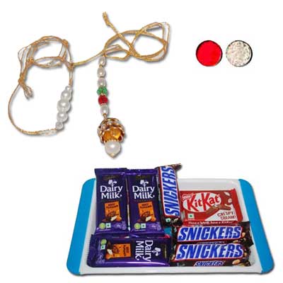 "Bhaiya Bhabhi Rakhi Hamper  BBRC-04 - Click here to View more details about this Product